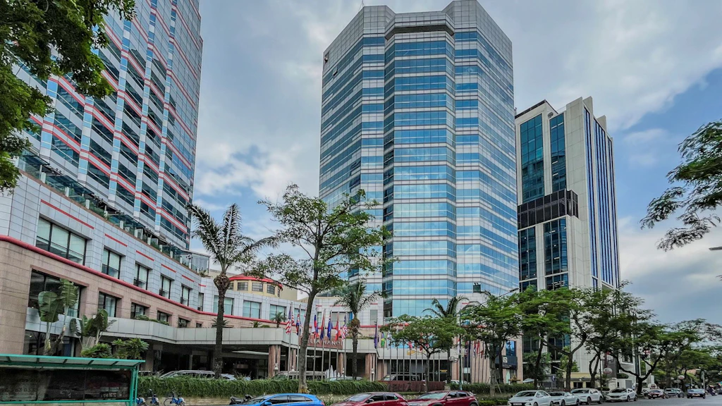 The embassy premises in Hanoi